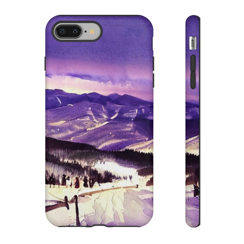 Vail Colorado at Christmas - Impact Resistant Phone Case iPhone 8 Plus Matte